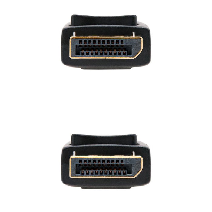 Nanocable Cable DisplayPort 1.2 DP/M a DP/M Negro 0,5 m